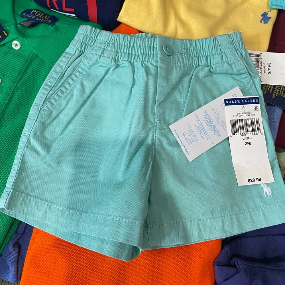 Polo Ralph Lauren boys shorts 3M 3 months new